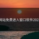 网站免费进入窗口软件2023