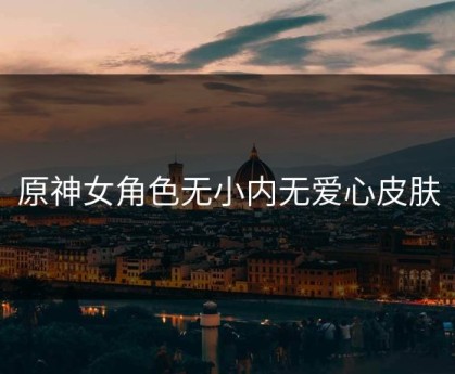 原神女角色无小内无爱心皮肤