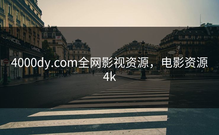 4000dy.com全网影视资源，电影资源4k