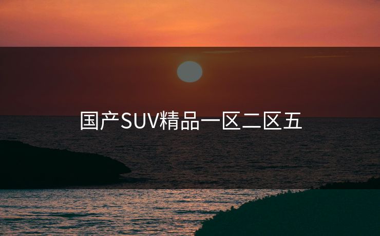国产SUV精品一区二区五